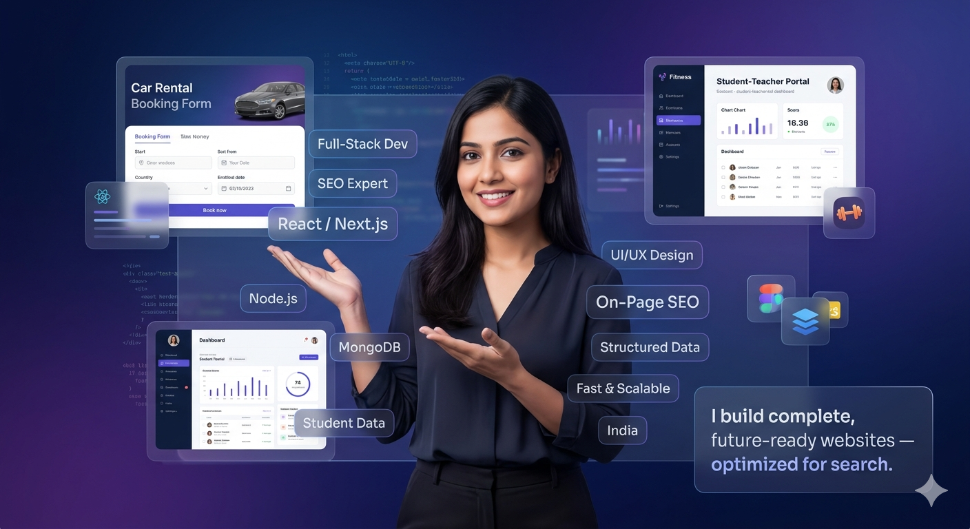 Shivangi Chauhan - Professional Website Developer